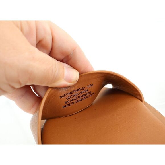 Steve Madden Tristian Sandals Womens 10M Brown Leather Ankle Strap Flatform Shoe - Picture 10 of 11